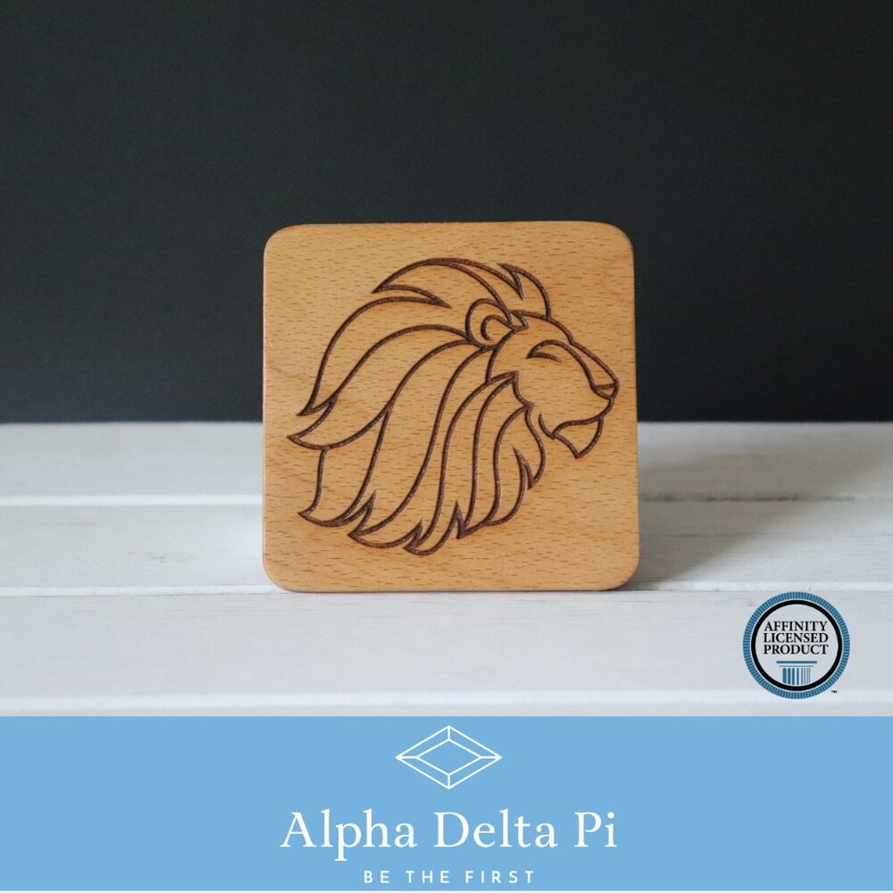 Alpha Delta Pi Lion (Set of 4 Coasters)